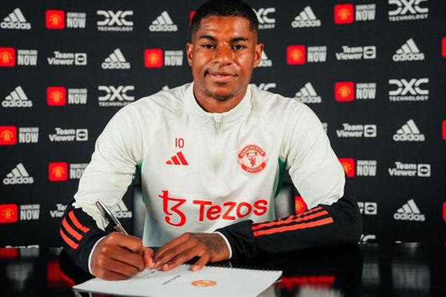 Oficial: Rashford seguro até 2028