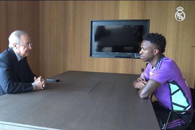 A garantia de Florentino a Vinícius Júnior: «Vamos até às últimas consequências» (vídeo)