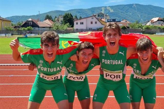 Estafeta portuguesa desqualificada e perde medalha de prata em Maribor