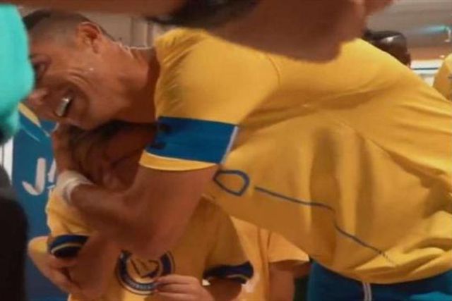 A reação de Ronaldo às lágrimas de uma criança (vídeo)