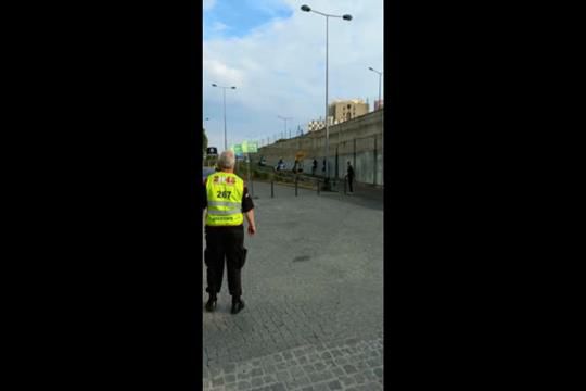 A chegada da equipa do Sporting a Alvalade... com um pormenor