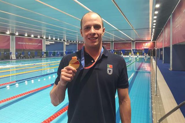 Gabriel Lopes: «Foi pena não ter tocado o hino» (vídeo da prova)