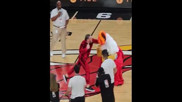Mascote dos Heat desafia Conor McGregor