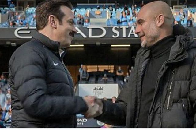 Pep a fazer... de Guardiola na série Ted Lasso (vídeo)