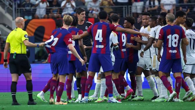 Barcelona vence Real Madrid em clássico (pouco) amigável - veja o resumo