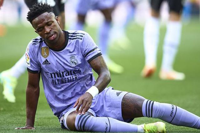 Vinícius Jr. falha jogo com o Rayo Vallecano