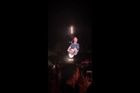 Académica partilhou o momento de Coldplay em Coimbra de que todos falam