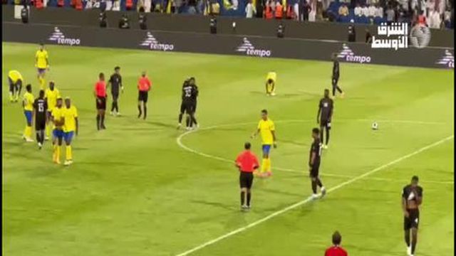 A fúria de Ronaldo após o golo anulado