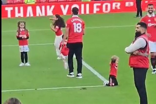 Delicioso: Filho de Bruno Fernandes marcou… e festejou como o pai (vídeo)