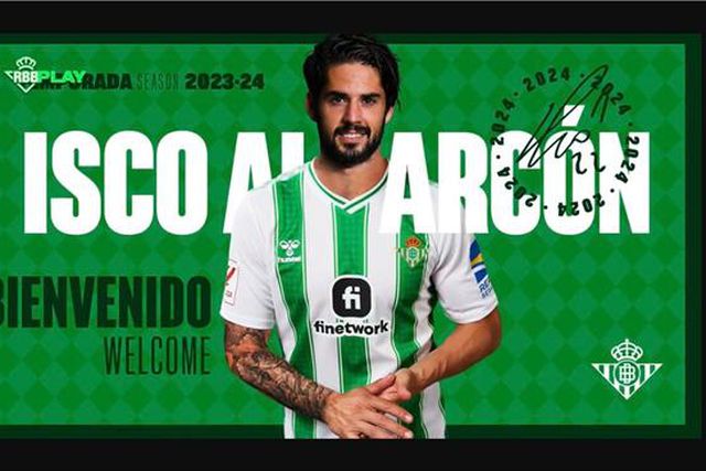 Oficial: Isco é reforço