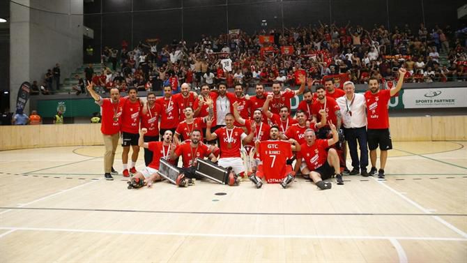 Sporting vence Benfica e empata final do Nacional de hóquei em patins