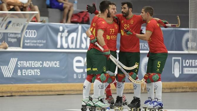 Portugal defronta Inglaterra nos 'quartos' do Europeu de hóquei em patins