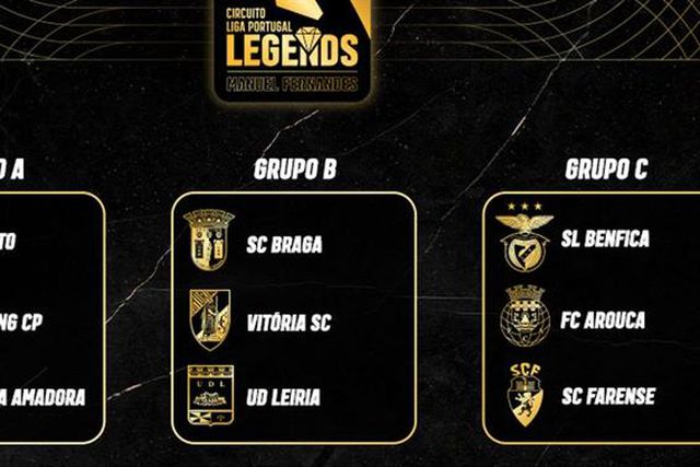 Liga Portugal Legends já tem calendário de jogos