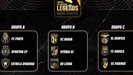 Liga Portugal Legends já tem calendário de jogos