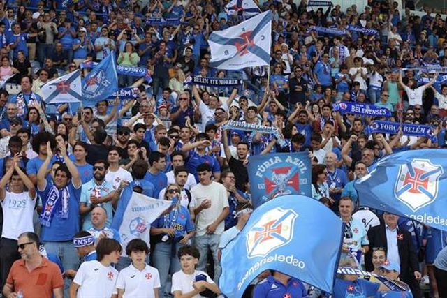 A provocação do Belenenses ao B SAD após a descida à Liga 3