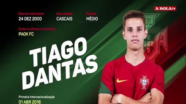 Um sonho do menino... Tiago Dantas