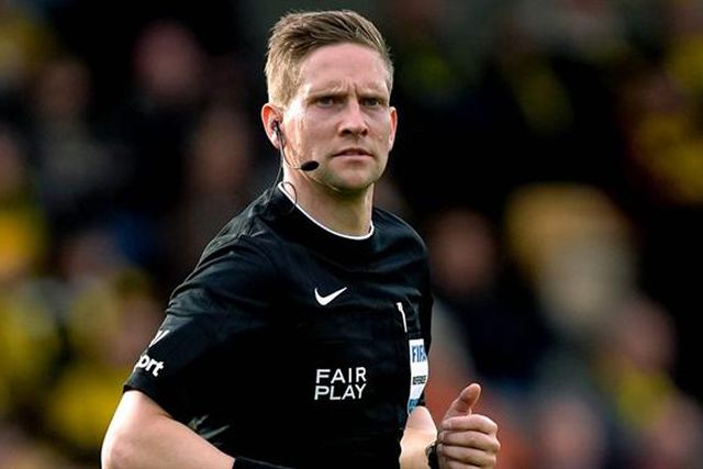 Árbitro norueguês na estreia de Portugal no Europeu