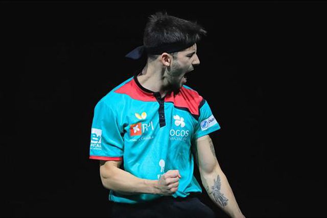 João Geraldes nos oitavos de final do Mundial frente ao número 2 do 'ranking'