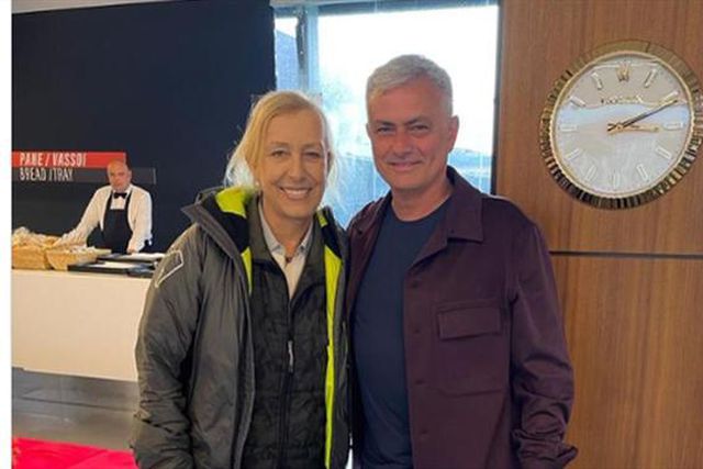 Elogio de Navratilova fez Mourinho sentir-se «especial»