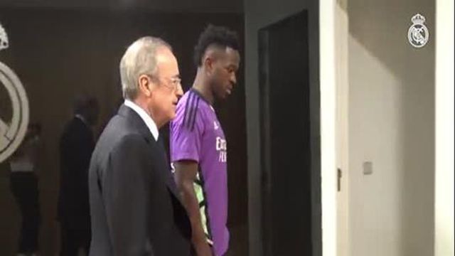 A garantia de Florentino a Vinícius Júnior: «Vamos até às últimas consequências»