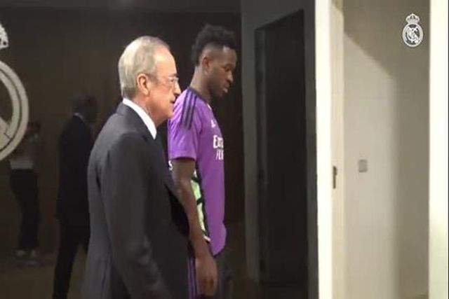 A garantia de Florentino a Vinícius Júnior: «Vamos até às últimas consequências»