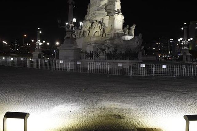 Assim está o Marquês... (foto)