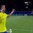 Ronaldo furioso após o golo anulado