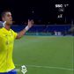 Ronaldo furioso após o golo anulado