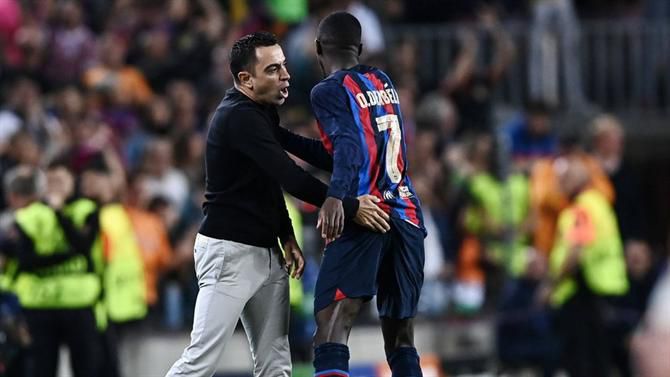 Xavi «desapontado» com Dembelé: «Pediu para sair, não podemos fazer nada»