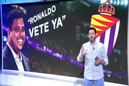 Adeptos do Valladolid furiosos com Ronaldo após demissão do diretor desportivo Fran Sánchez