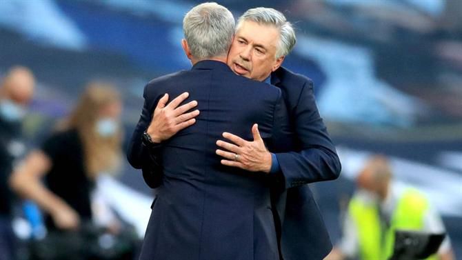 Ancelotti revela estar a torcer por Mourinho