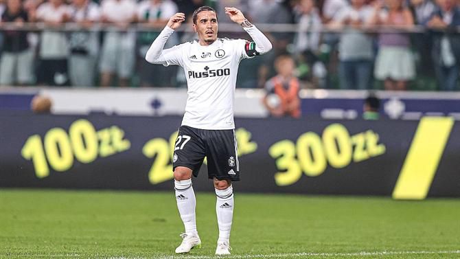 Josué marca em vitória robusta do Legia Varsóvia