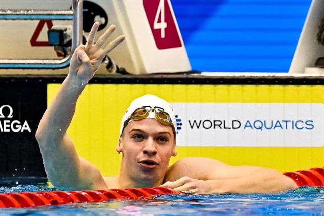 Léon Marchand, à imagem de Phelps, melhor que o pai (vídeo)