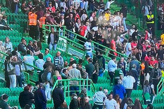 Os incidentes nas bancadas de Alvalade (vídeo)