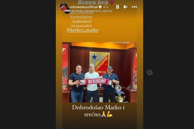 Um Kerkez já se decidiu...