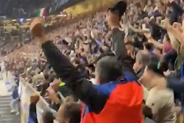 Adeptos do Inter loucos com o golo de Lautaro (vídeo)