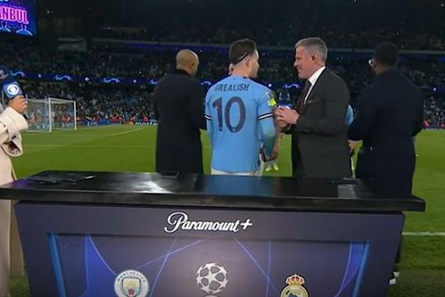 A reação imperdível de Grealish no final do jogo (vídeo)