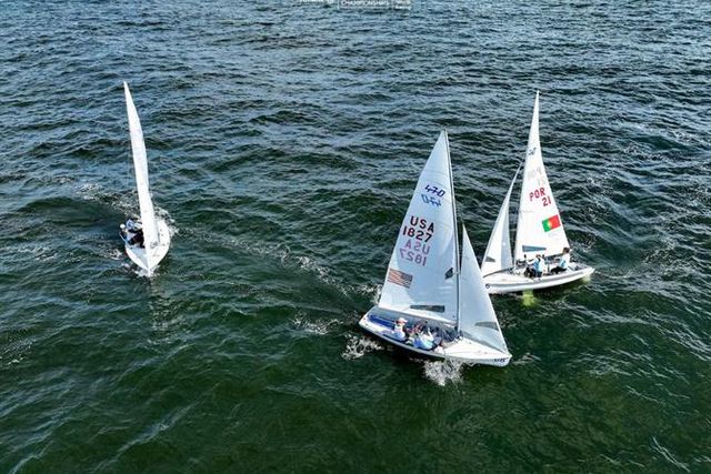 Sexto lugar com Paris no horizonte olímpico dos 470