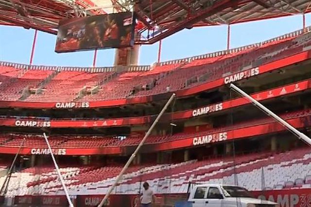 Estádio da Luz terá uma novidade no jogo com o E. Amadora