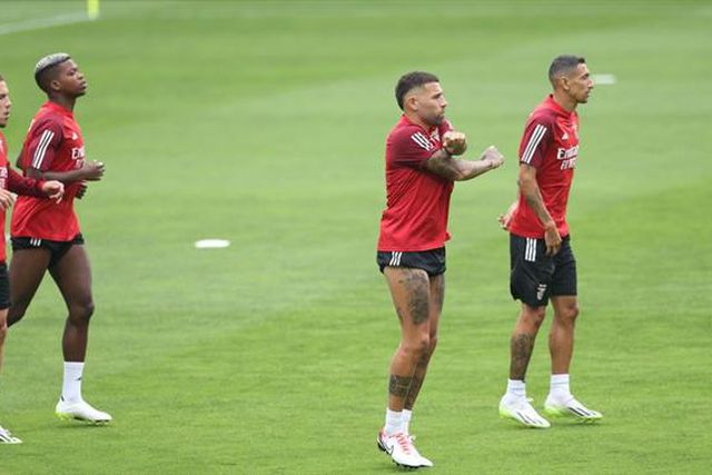 O treino das águias em Aveiro (fotogaleria)