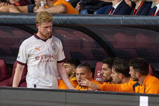 Má notícia: o tempo de paragem para De Bruyne