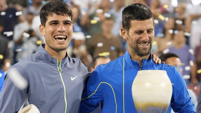 Djokovic vence ‘batalha’ com Alcaraz em Cincinnati