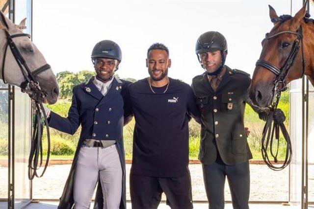 Neymar passou por Portugal e é agora embaixador do Cavalo Lusitano