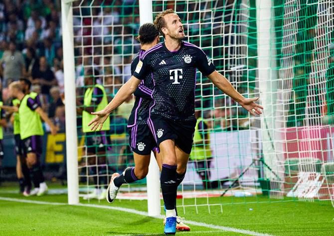 Bayern goleia na estreia de Kane  a marcar (veja o golo)