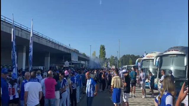 Há fogo de artifício entre os adeptos do FC Porto