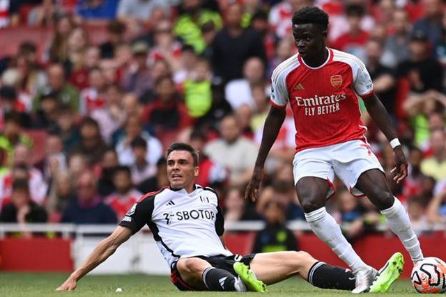 Golo de Palhinha 'gela' o fogo do 'gunner' Fábio Vieira no Emirates (veja os golos)