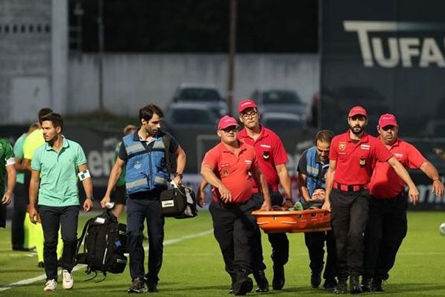 Grande susto em Famalicão leva Dinis Pinto para o hospital