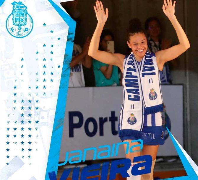 Janaína Vieira segue portista pelo terceiro ano