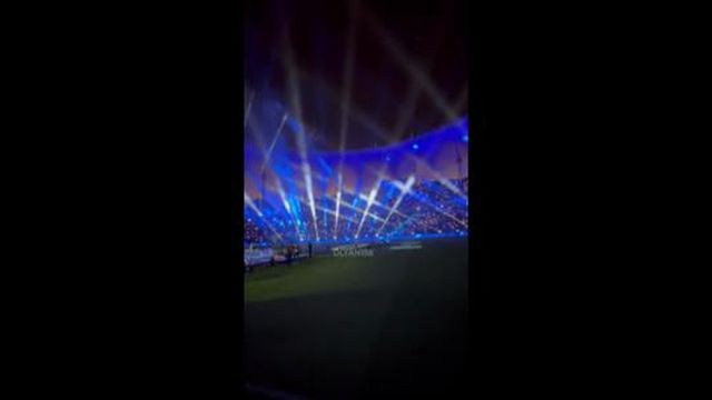 Receção apoteótica a Neymar