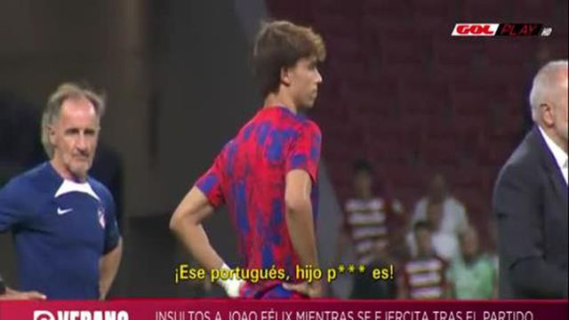 Depois de assobiado, João Félix foi insultado